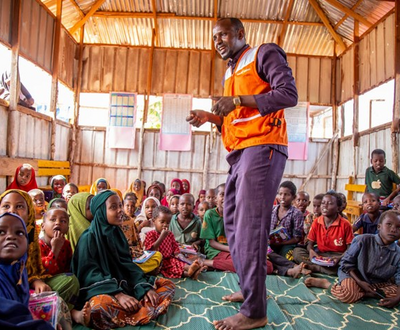 Child friendly space in Somalia