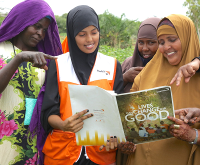 Mother-to-mother support groups trained by World Vision on effective agricultural techniques are helping communities to practice climate-smart agriculture and boost food security