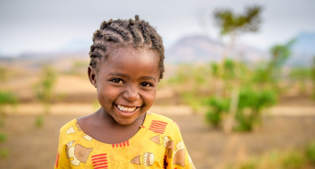 4 year old sponsored girl in Malawi