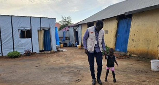 Refugee camp in south sudan