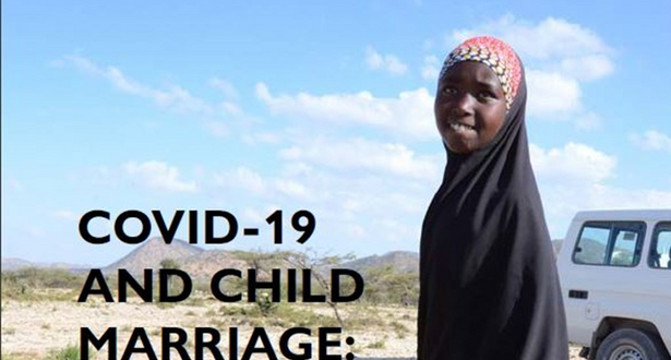 Cover page of the publication: COVID-19 and child marriage