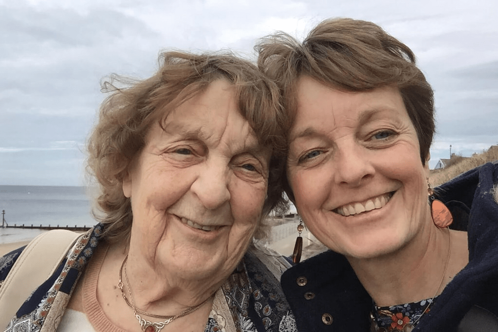 Katharine and her mother Joan