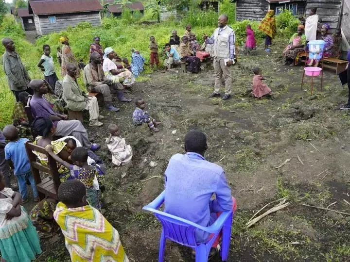 Ebola Vaccine community conversation in DRC