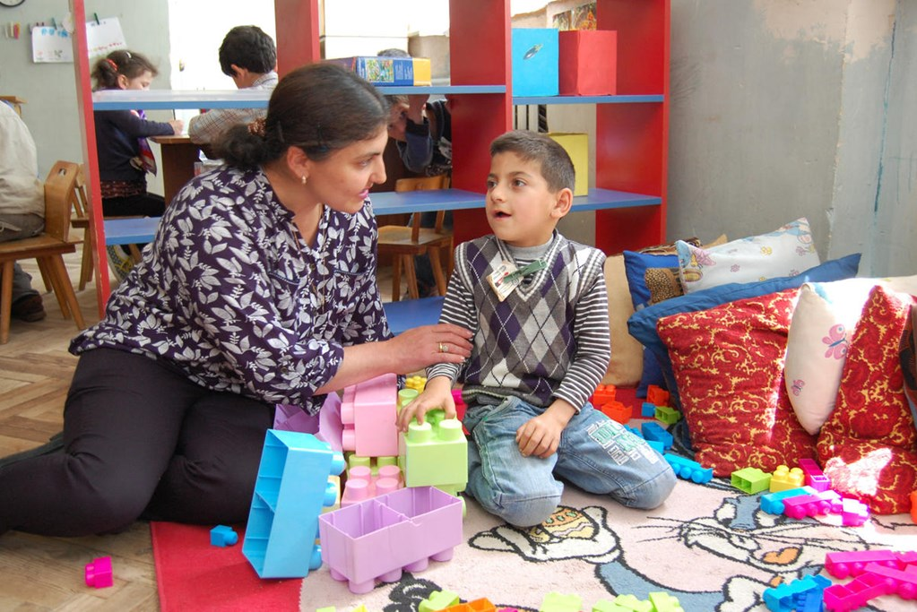 Kindergarten in Georgia that is inclusive to children with disabilities