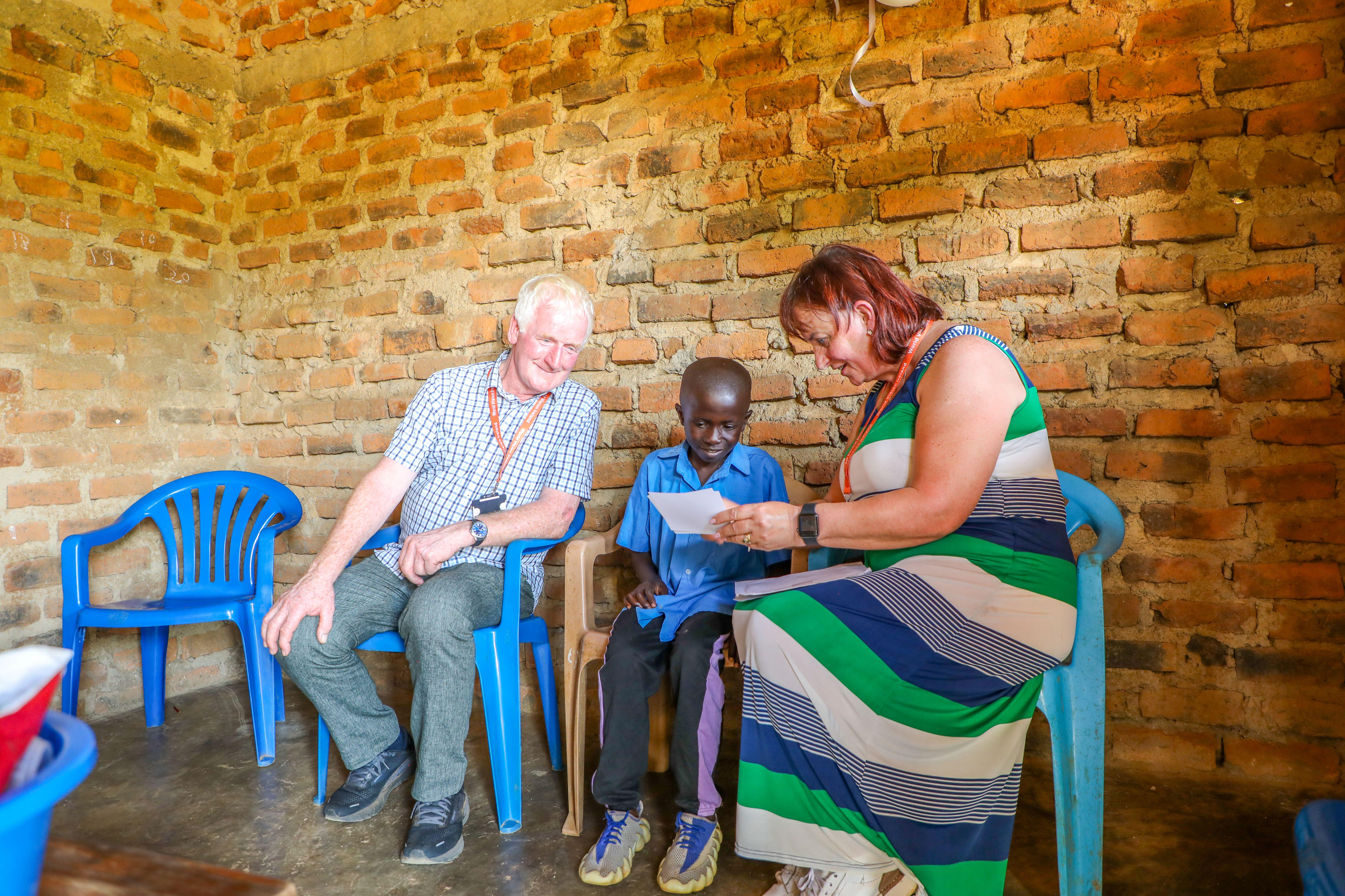 Sarah and John meeting Yazidi