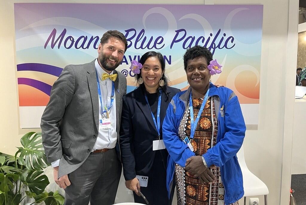 Maurice at COP29 with Solomon Islands team