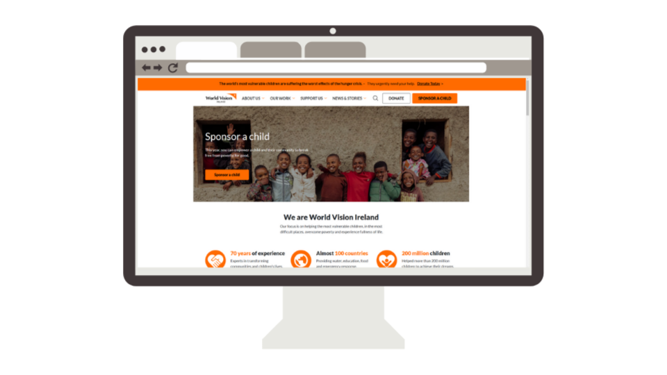 World Vision Ireland Website