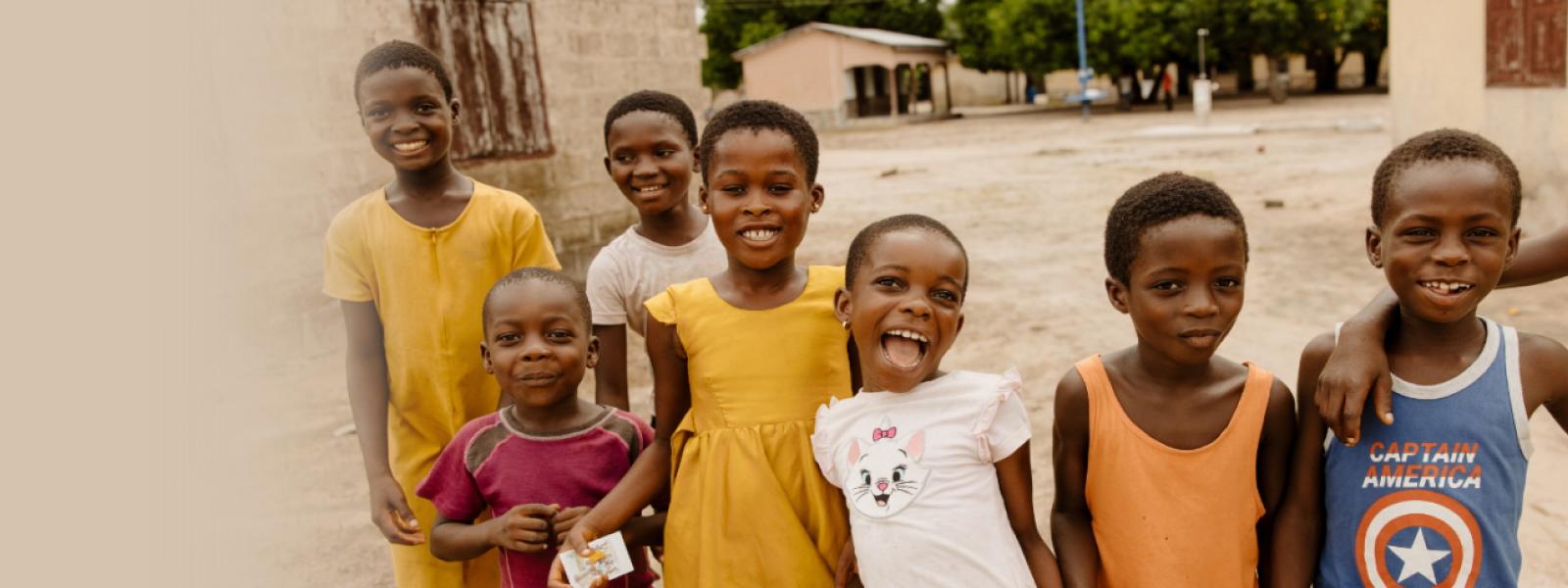 Image of children smiling
